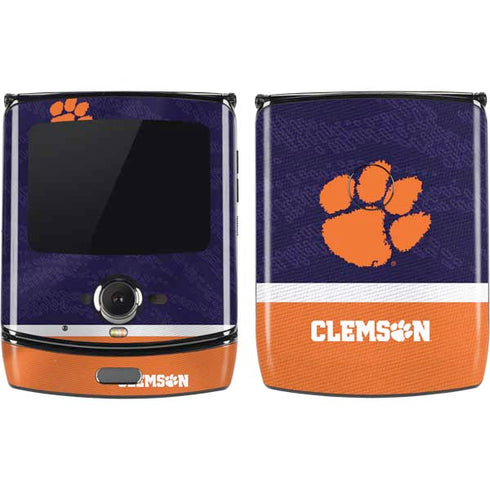 Clemson University Paw Logo Motorola RAZR Skin