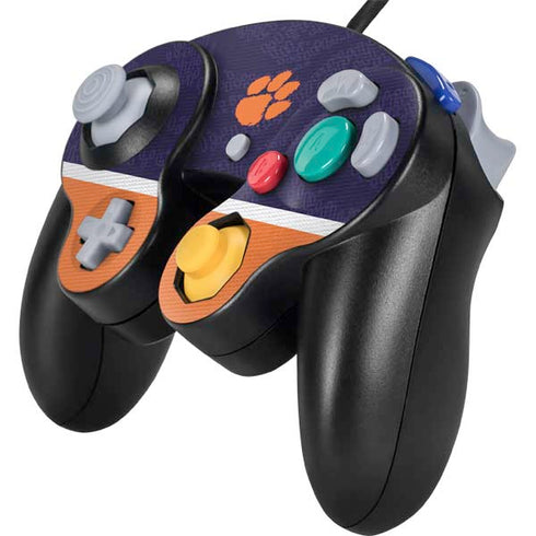 Clemson University Paw Logo Nintendo GameCube Controller Skin