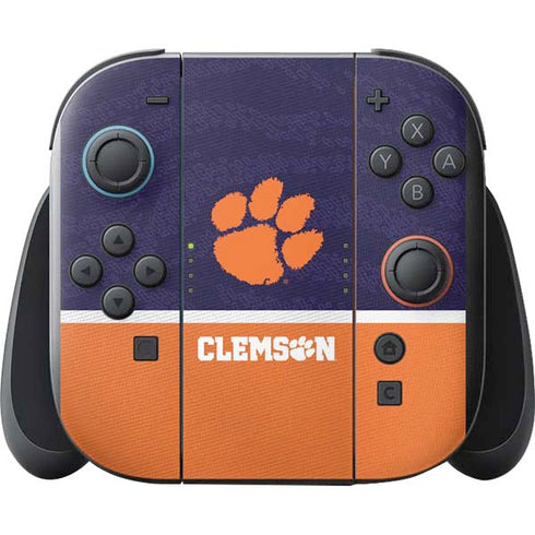 Clemson University Paw Logo Nintendo Switch 2 (2025) with Joy-Con Skin