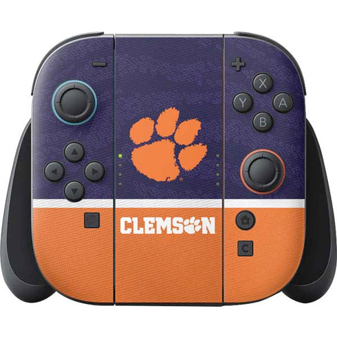 Clemson University Paw Logo Nintendo Switch 2 (2025) Joy-Con Controller Skin