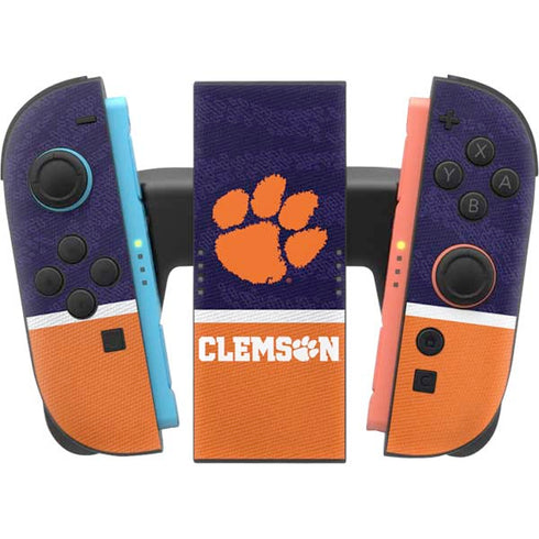 Clemson University Paw Logo Nintendo Switch 2 (2025) Joy-Con Controller Skin