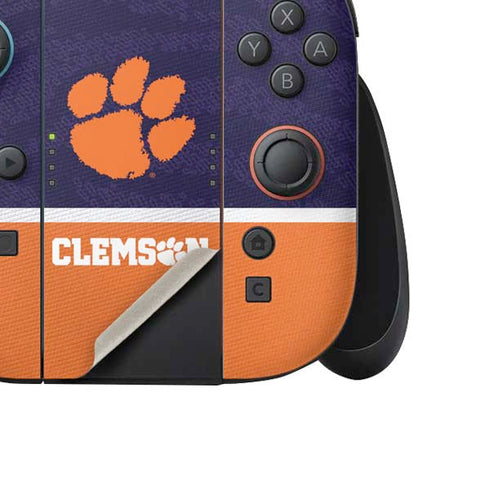 Clemson University Paw Logo Nintendo Switch 2 (2025) Joy-Con Controller Skin
