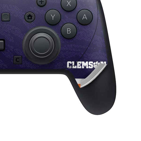 Clemson University Paw Logo Nintendo Switch 2 (2025) Pro Controller Skin
