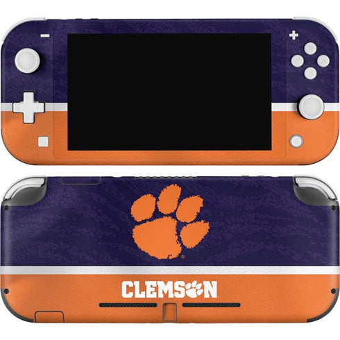 Clemson University Paw Logo Nintendo Switch Lite Skin