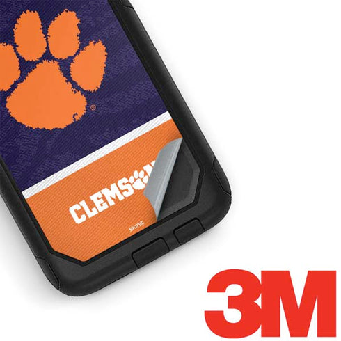 Clemson University Paw Logo Otterbox Commuter Galaxy Skin
