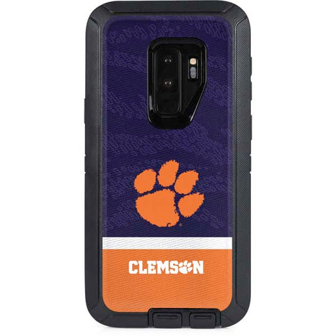 Clemson University Paw Logo Otterbox Defender Galaxy Skin