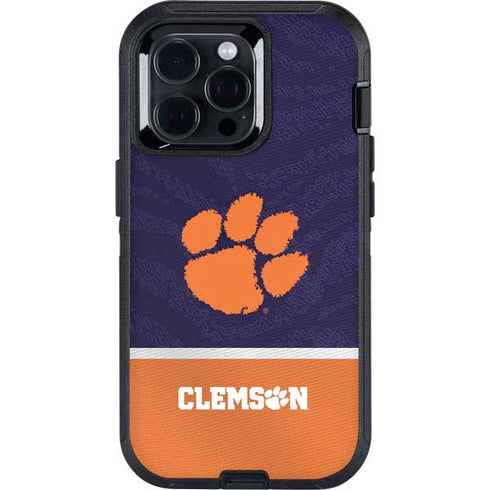 Clemson University Paw Logo Otterbox Defender iPhone Skin