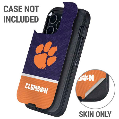 Clemson University Paw Logo Otterbox Defender iPhone Skin