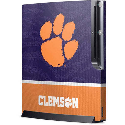 Clemson University Paw Logo Playstation 3 & PS3 Slim Skin