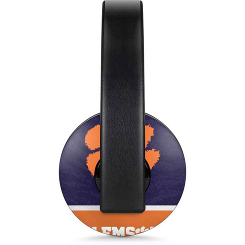 Clemson University Paw Logo PlayStation 4 Gold Wireless Headset Skin