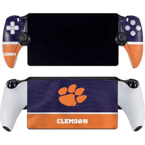 Clemson University Paw Logo PlayStation Portal Remote Player Skin