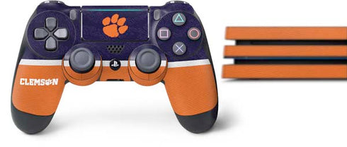 Clemson University Paw Logo PS4 Pro Bundle Skin