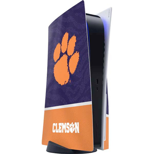 Clemson University Paw Logo PS5 Console Skin