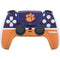 Clemson University Paw Logo PS5 Controller Skin