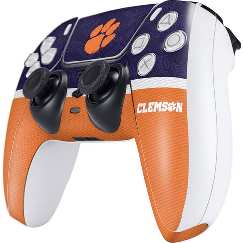 Clemson University Paw Logo PS5 Controller Skin
