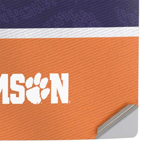 Clemson University Paw Logo PS5 Pro Console Skin