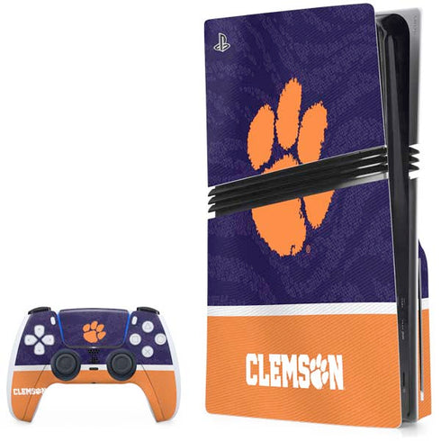 Clemson University Paw Logo PlayStation PS5 Skins