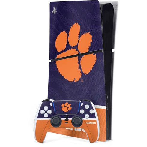 Clemson University Paw Logo PlayStation PS5 Skins