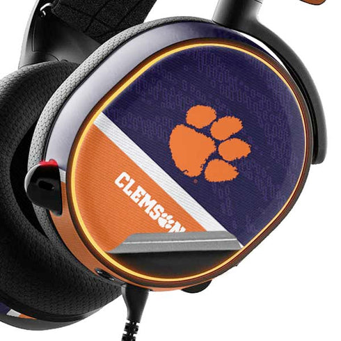 Clemson University Paw Logo SteelSeries Arctis 3 Skin