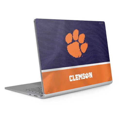 Clemson University Paw Logo Surface Book 2 13.5in Skin