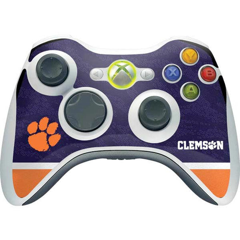 Clemson University Paw Logo Xbox 360 Wireless Controller Skin