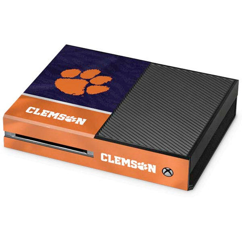 Clemson University Paw Logo Xbox One Console Skin