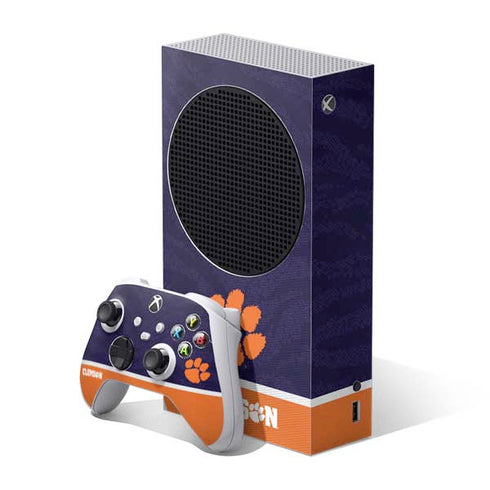Clemson University Paw Logo Xbox Series S Skins