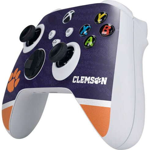 Clemson University Paw Logo Xbox Series S Controller Skin