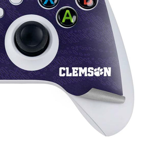 Clemson University Paw Logo Xbox Series S Controller Skin