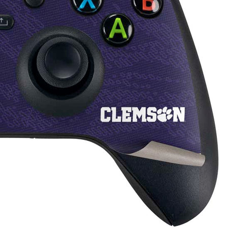 Clemson University Paw Logo Xbox Series X Controller Skin