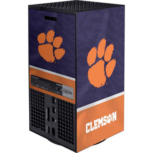 Clemson University Paw Logo XBox Series X Digital Edition Bundle Skin