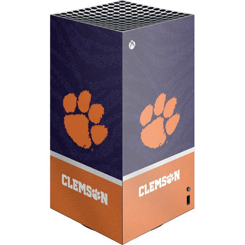 Clemson University Paw Logo Xbox Series X Skins