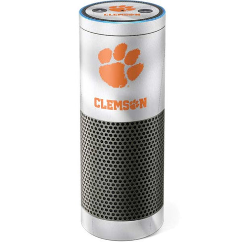 Clemson University White Jersey Amazon Echo Skin