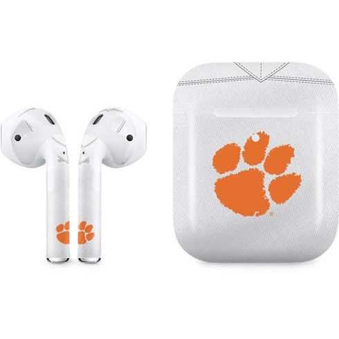 Clemson University White Jersey Apple AirPods 2 Skin