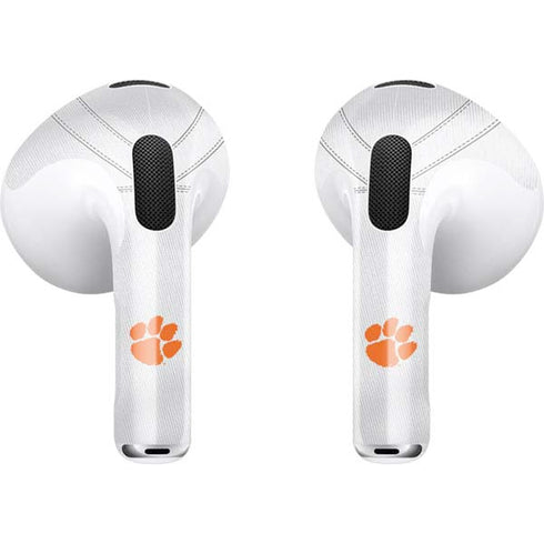 Clemson University White Jersey Apple AirPods (3rd Gen 2021) Skin