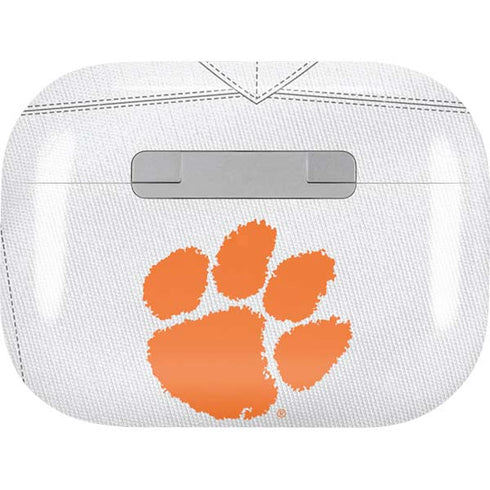 Clemson University White Jersey Apple AirPods Pro Skin