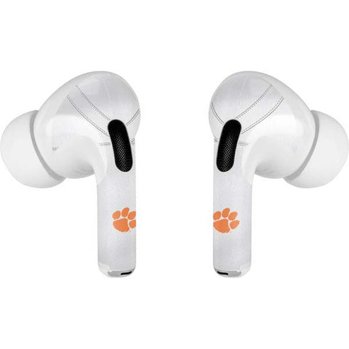 Clemson University White Jersey Apple AirPods Pro Skin
