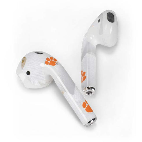 Clemson University White Jersey Apple AirPods Skin