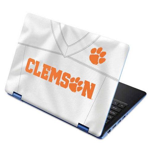 Clemson University White Jersey Aspire R11 11.6in Skin
