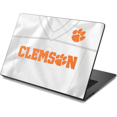 Clemson University White Jersey Dell Chromebook Skin
