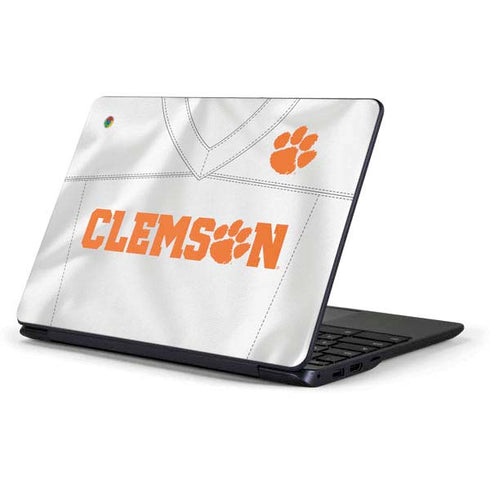 Clemson University White Jersey Samsung Chromebook Skin