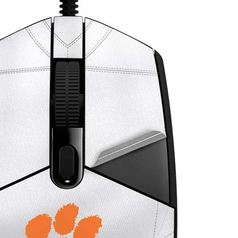 Clemson University White Jersey G203 Prodigy RGB Wired Gaming Mouse Skin