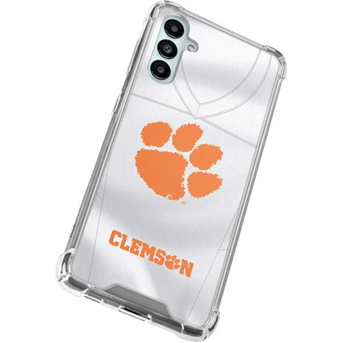 Clemson University White Jersey Gabb Phone 4 Clear Case