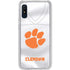 Clemson University White Jersey Galaxy A10e Clear Case