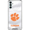 Clemson University White Jersey Galaxy A13 5G Clear Case