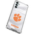 Clemson University White Jersey Galaxy A14 5G Clear Case