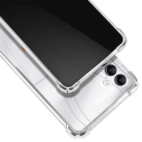 Clemson University White Jersey Galaxy A14 5G Clear Case
