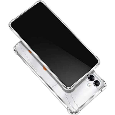 Clemson University White Jersey Galaxy A15 5G Clear Case