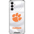Clemson University White Jersey Galaxy A16 5G Clear Case