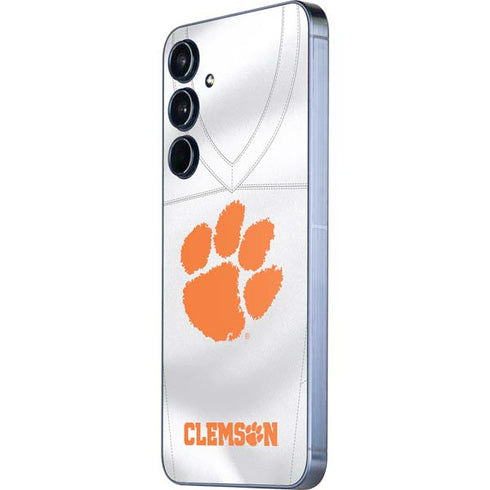 Clemson University White Jersey Galaxy A36 5G Skin
